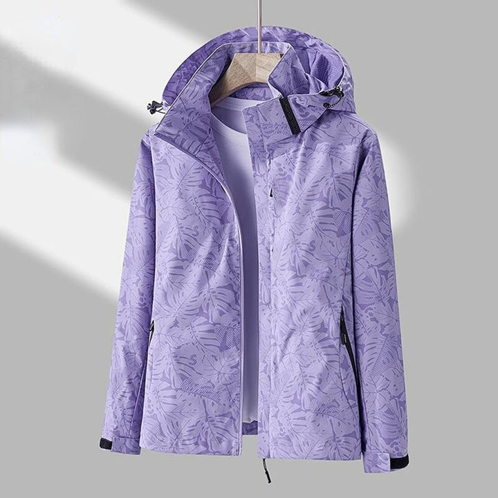 Windproof Women's Jacket with Hood - Ayla