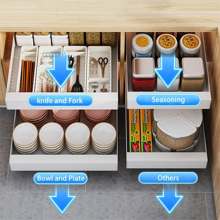 Extendable Kitchen Cabinet Organizer - Lina