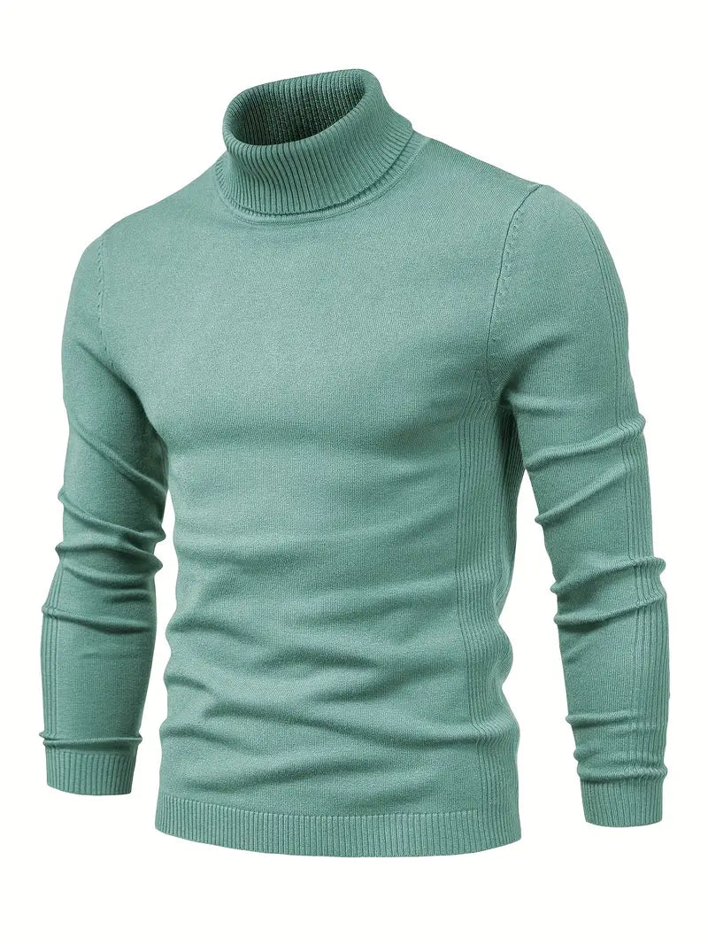 Trendy herre rullekravepullover - Lars