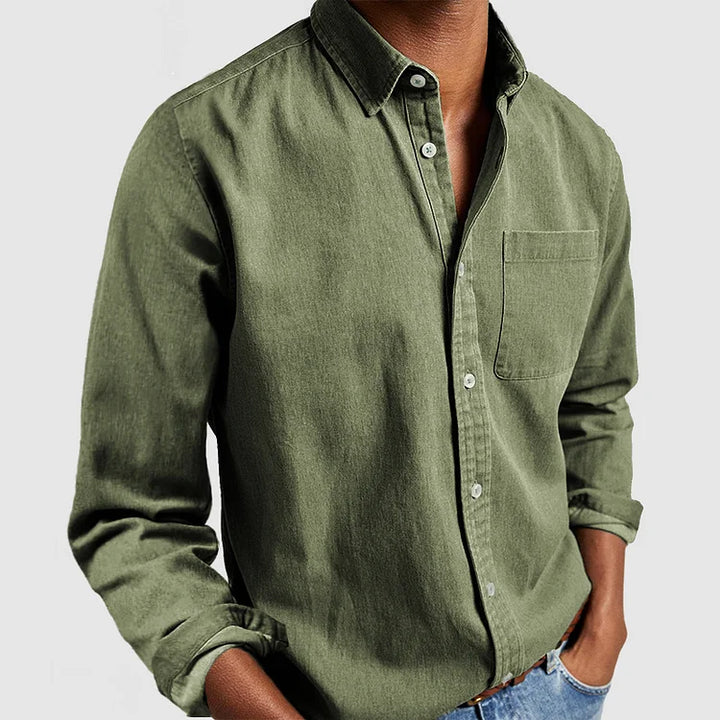 Loose men's casual shirt with modern cut – Henrik