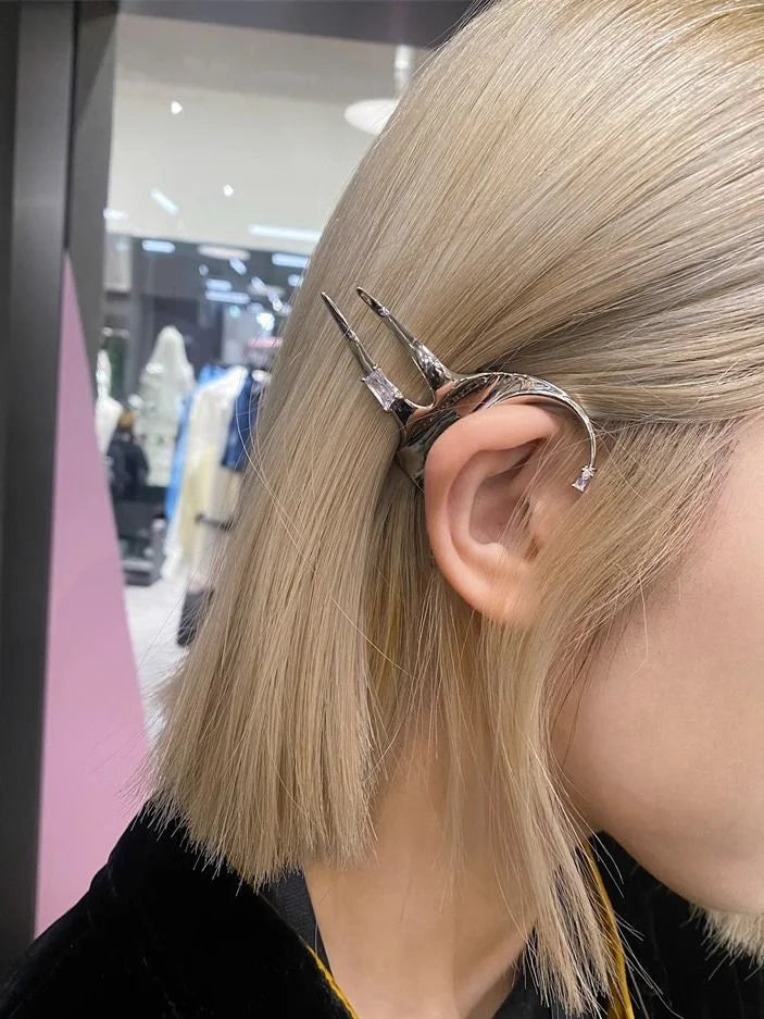 Elven Wings Silver Earrings – Elysia