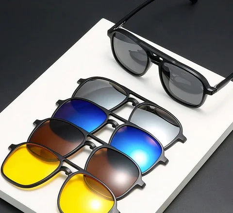 FlexView 6-in-1 | Sunglasses with Interchangeable Lenses (Buy 1 Get 1 Free Promotion)