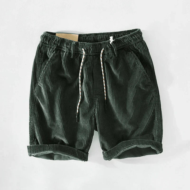 Sommer Herren Baumwollshorts mit Kordelzug – Leon