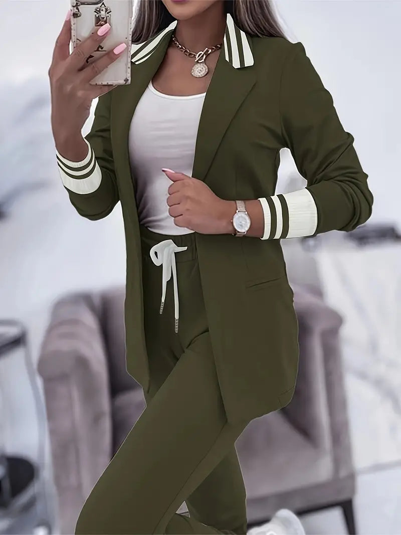 Casual Streetwear Gestreiftes Set - Sophie