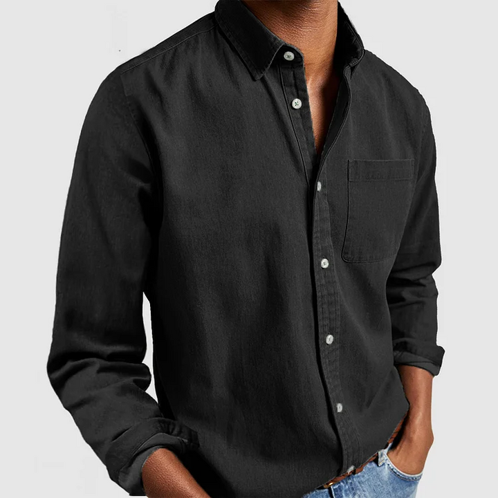 Loose men's casual shirt with modern cut – Henrik