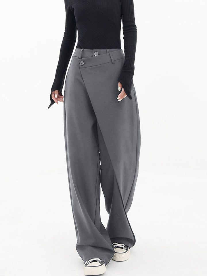Asymmetric Comfort Pants - Livia