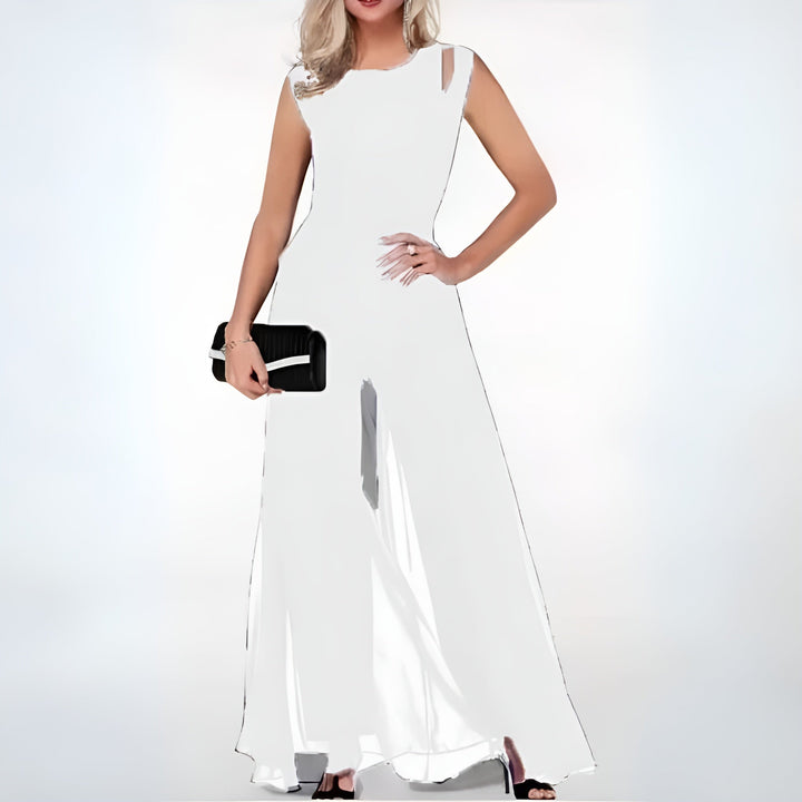 Elegant hør-jumpsuit til damer – Sofia