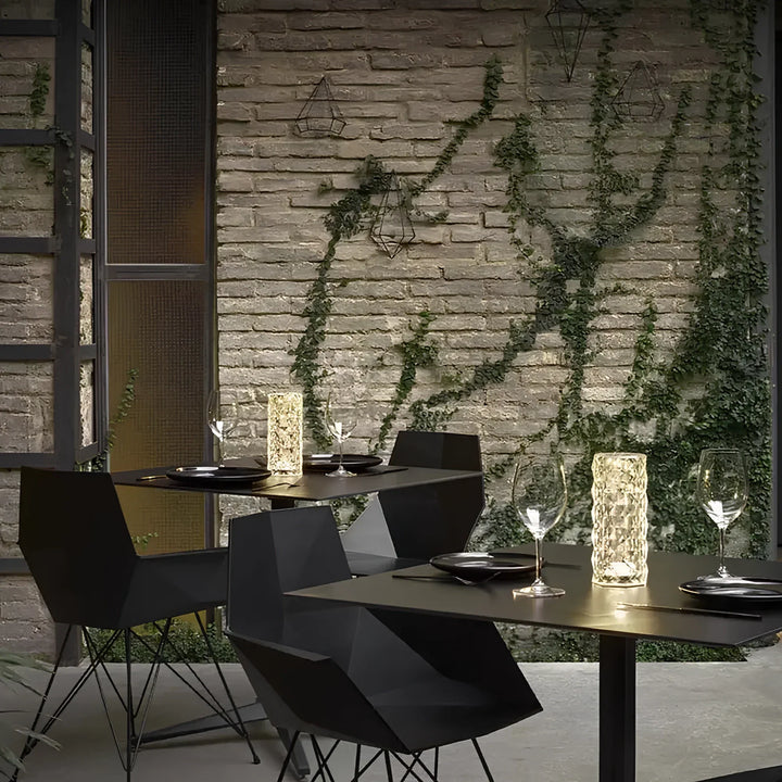 Lámpara de mesa Kristall con control táctil - Aurora