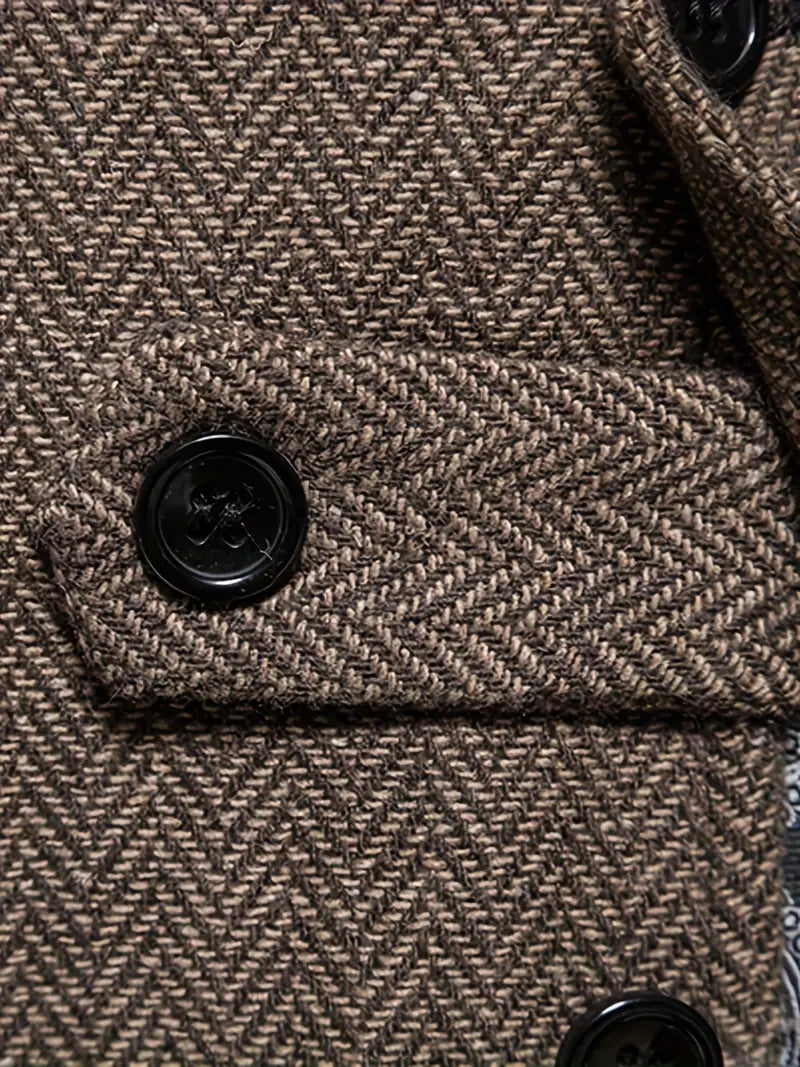 Fiskebensmønstret blazer for menn – Niklas