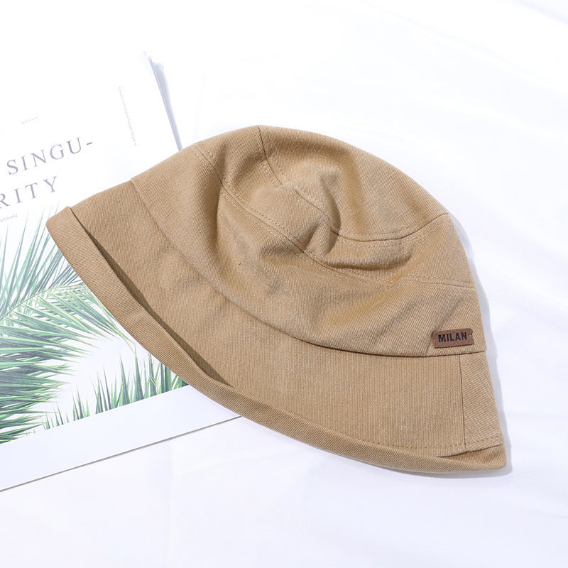 Let sommer-bucket hat med fin sømoptik – StitchShade
