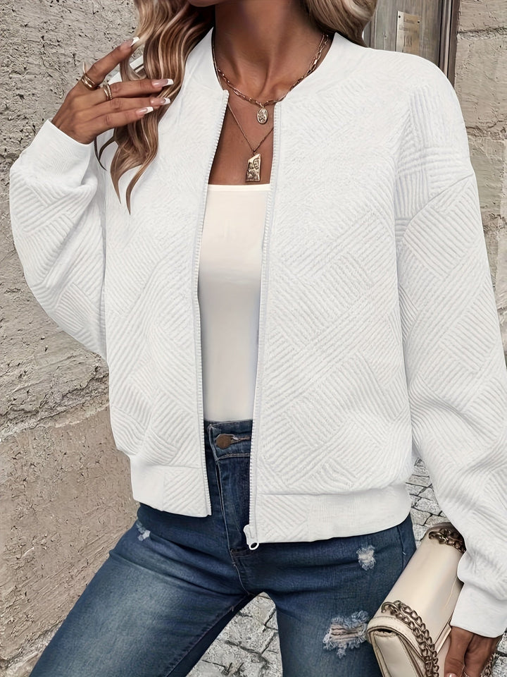 Stilfuld dame zip-up jakke – Rivka