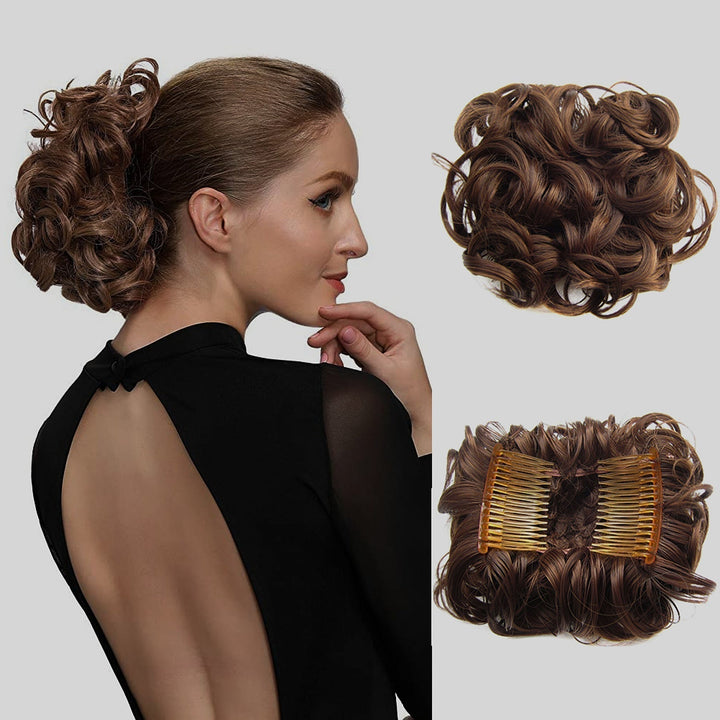 Extensión de cabello rizado con nudo – FluffyFix
