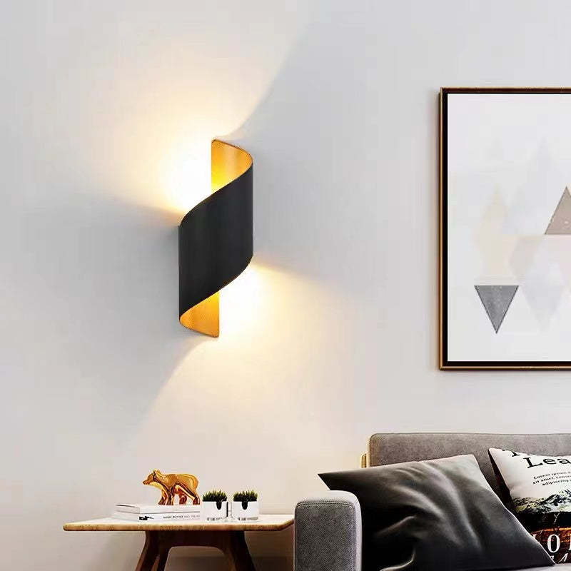 Lámpara de pared LED espiral moderna - TwistLight