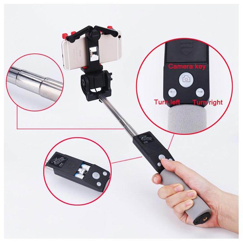 Bluetooth Selfie Stick with 360° Rotation – SpinShot