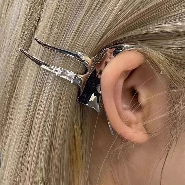 Elven Wings Silver Earrings – Elysia