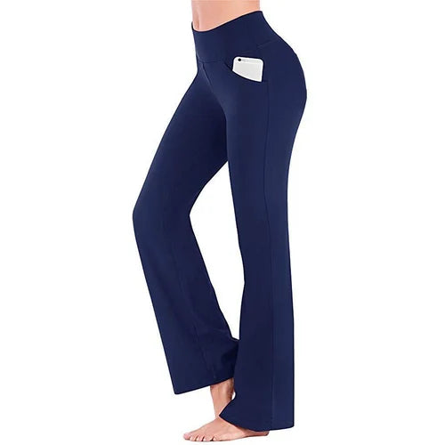 Dame-yogabukse med høy midje – Selina