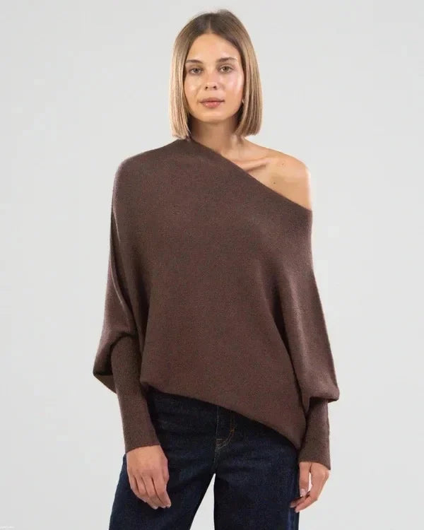 Jersey asimétrico extragrande para mujer – Sophia