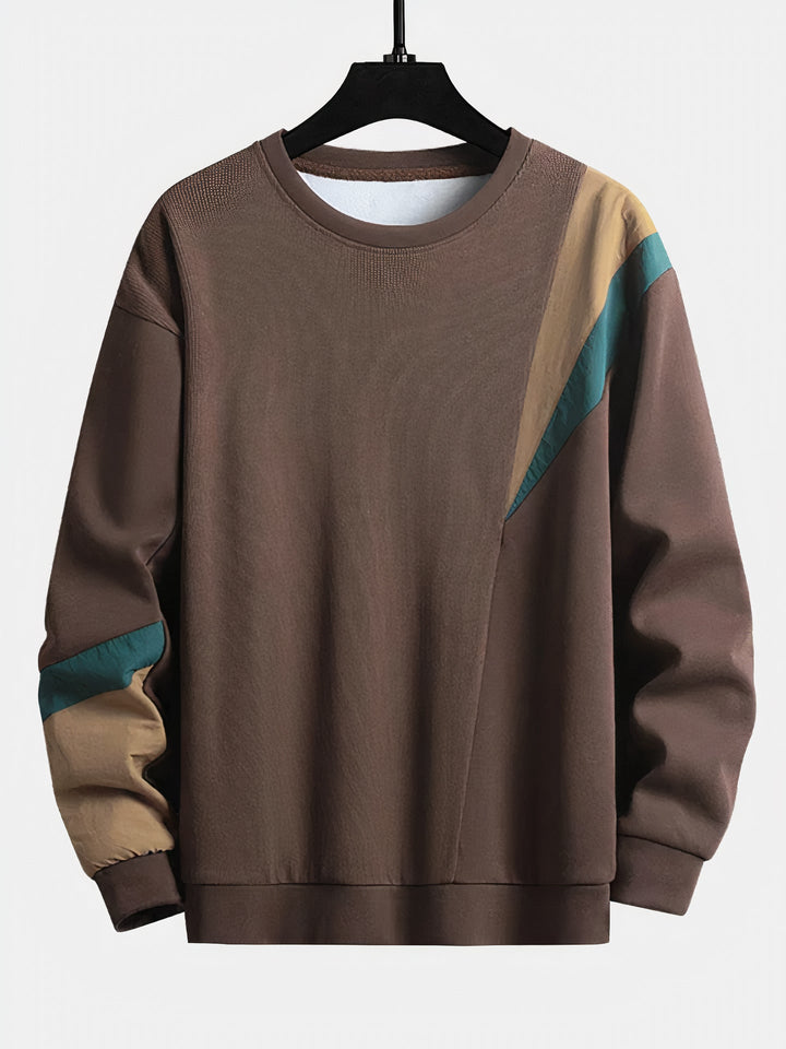 Herrenpullover mit Colour-Block-Design – Ruben