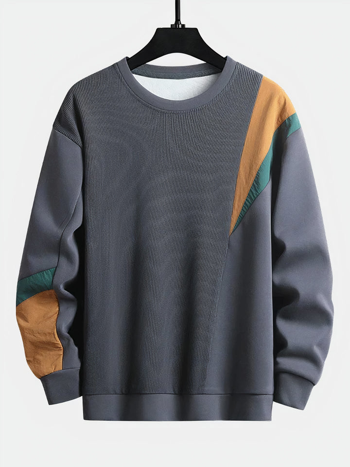 Herrenpullover mit Colour-Block-Design – Ruben