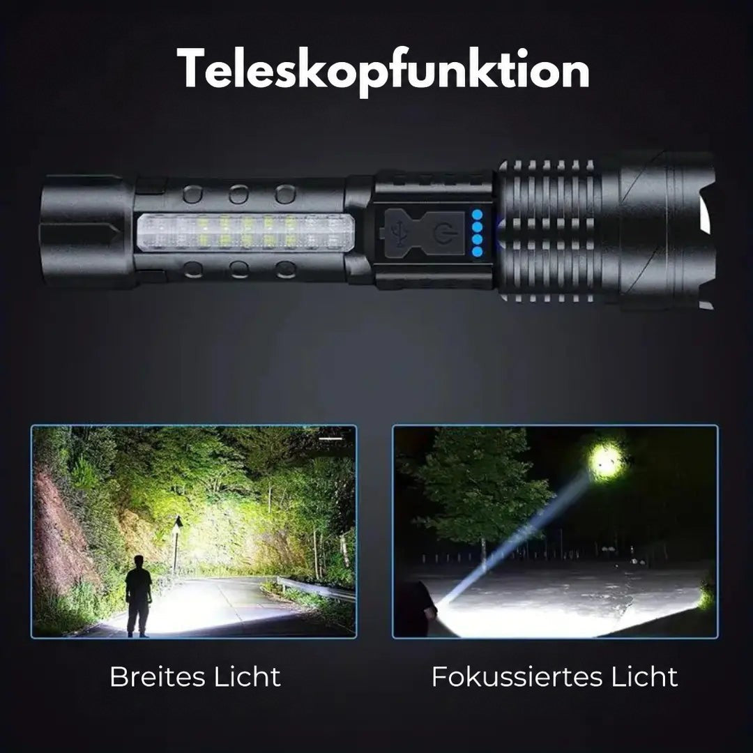 Ultrafelle Militär Taschenlampe mit 5000 Lumen - PowerBeam