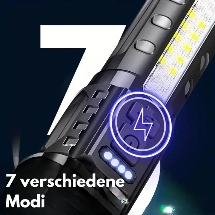 Ultrafelle Militär Taschenlampe mit 5000 Lumen - PowerBeam