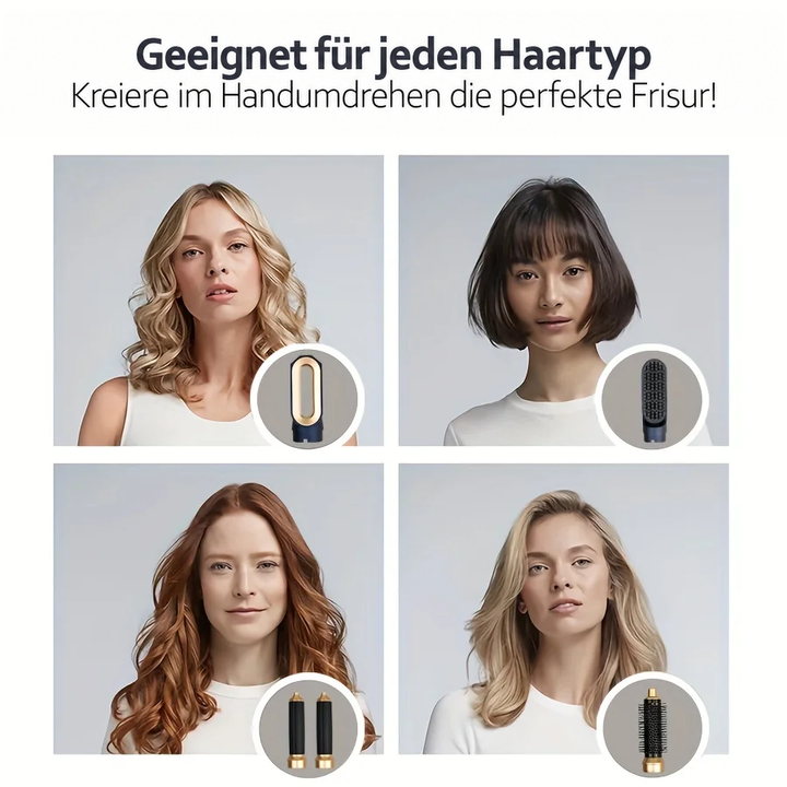5-i-1 multi-hårstyler med ionteknologi - AuraStyle