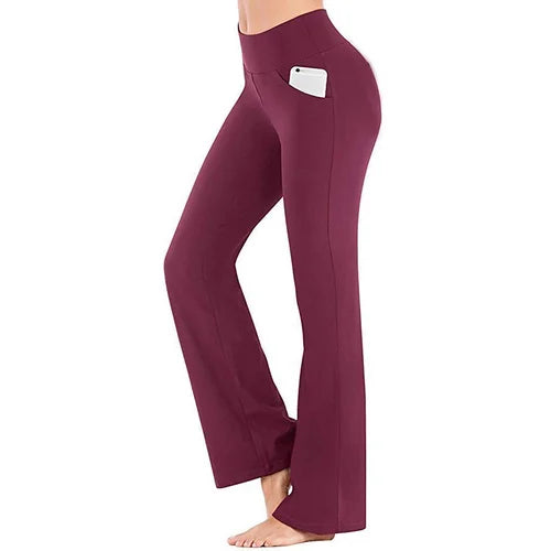 Dame-yogabukse med høy midje – Selina