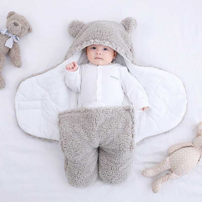 Myk baby innpakningspose - CosyCub