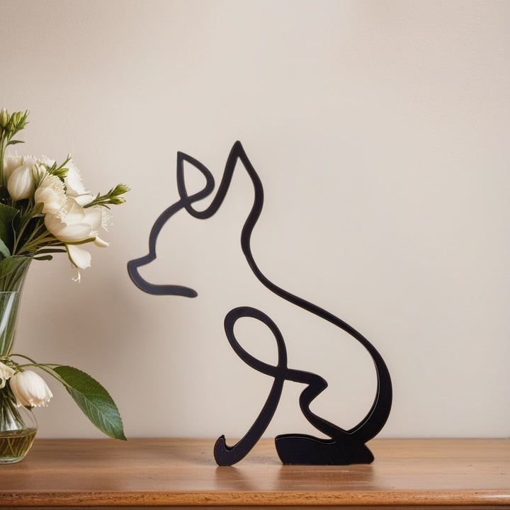 Abstrakte hundeskulpturer - CanineArt