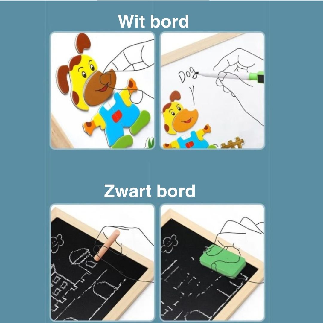 Magnetic Double-Sided Drawing Board Set – MiniArt Studio