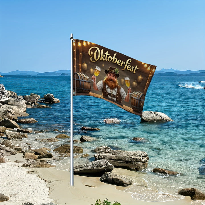 Oktoberfest-haveflag – BierFest-mand Oktoberfest 2026