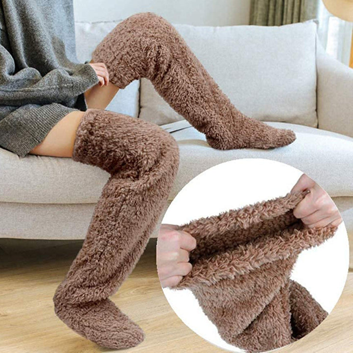 Varme fleece-sokker til vinteren – SnuggleFeet