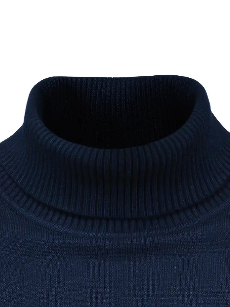 Trendy herre rullekravepullover - Lars