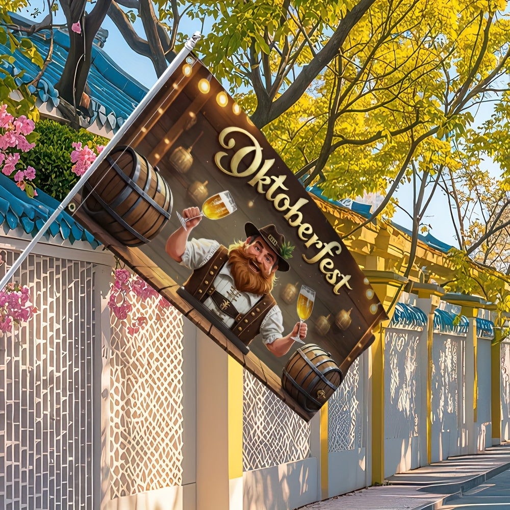 Oktoberfest-haveflag – BierFest-mand Oktoberfest 2026