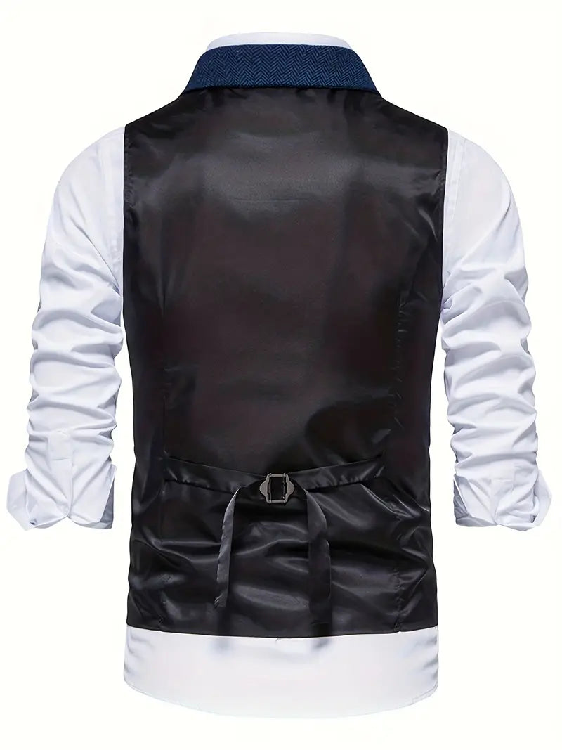 Fiskebensmønstret blazer for menn – Niklas