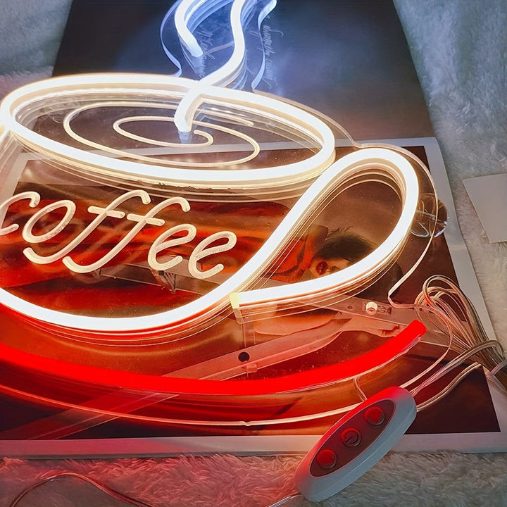 Neon Coffee Lamp for Wall Decoration – Nina