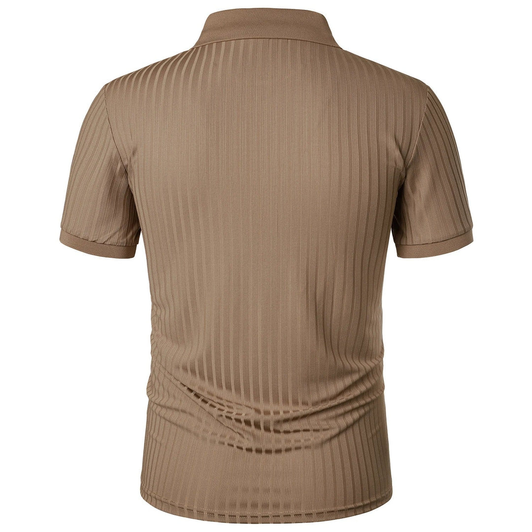 Comfortable & Stylish Breathable Men's Polo Shirt with Button Placket – Nevan
