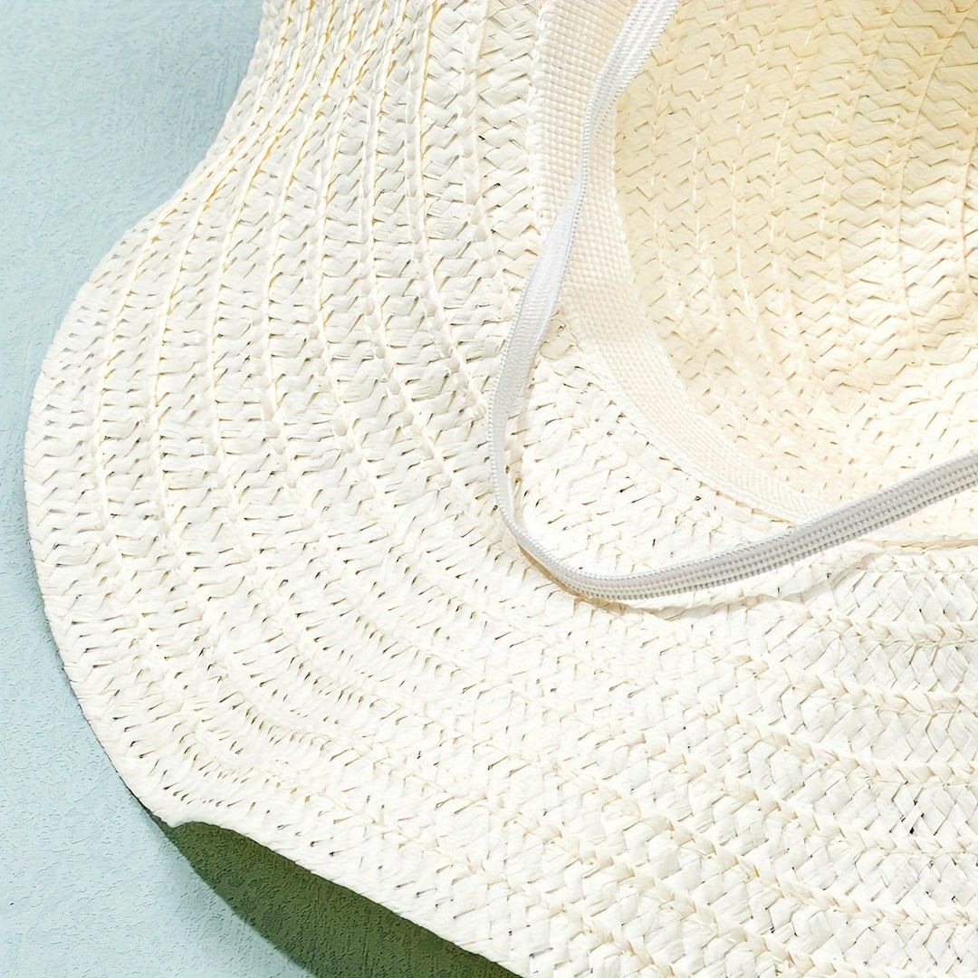 Damen Sommer Strohhut mit Blumen- und Fruchtdetails – Solène