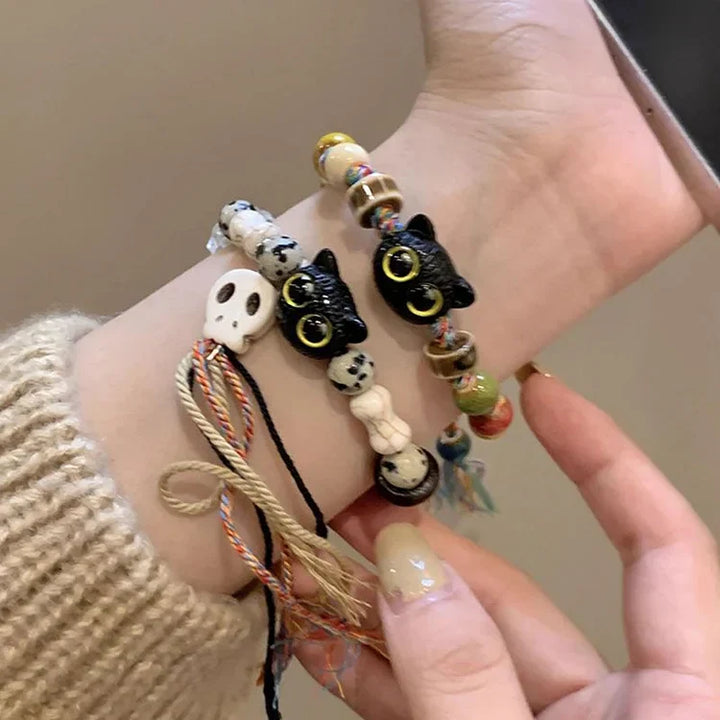 Cat and Skull Bracelet – Selina
