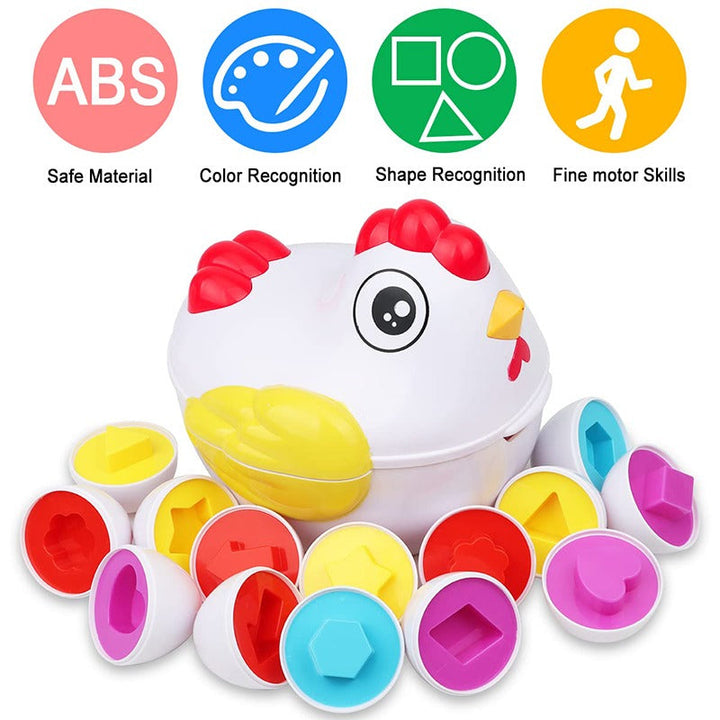 Creative Egg Puzzle for Children - EggCiting Puzzle Set