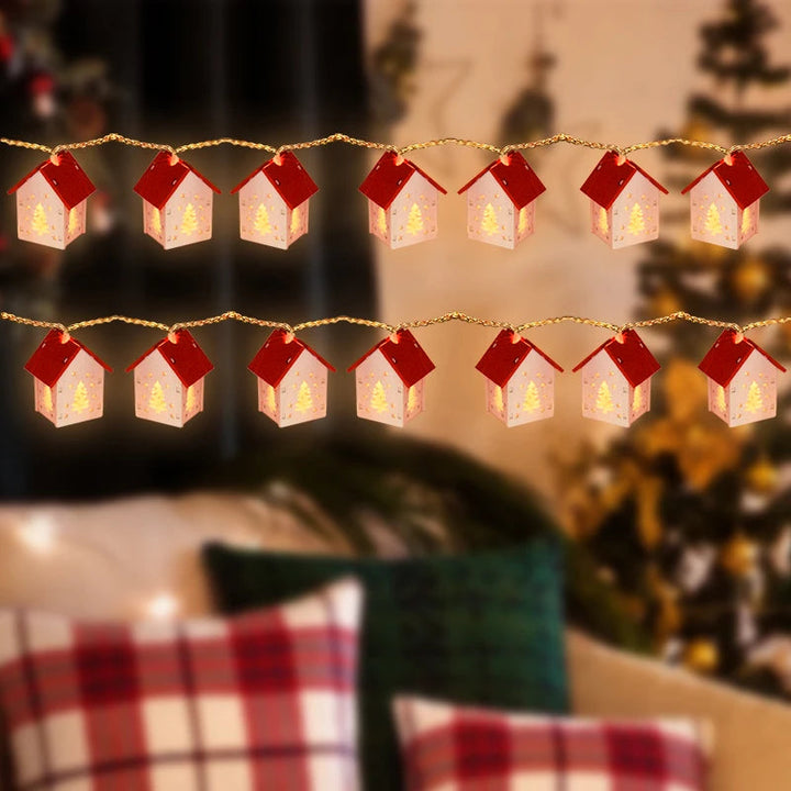 Wooden Christmas Houses with LED Lighting – GlowHouse