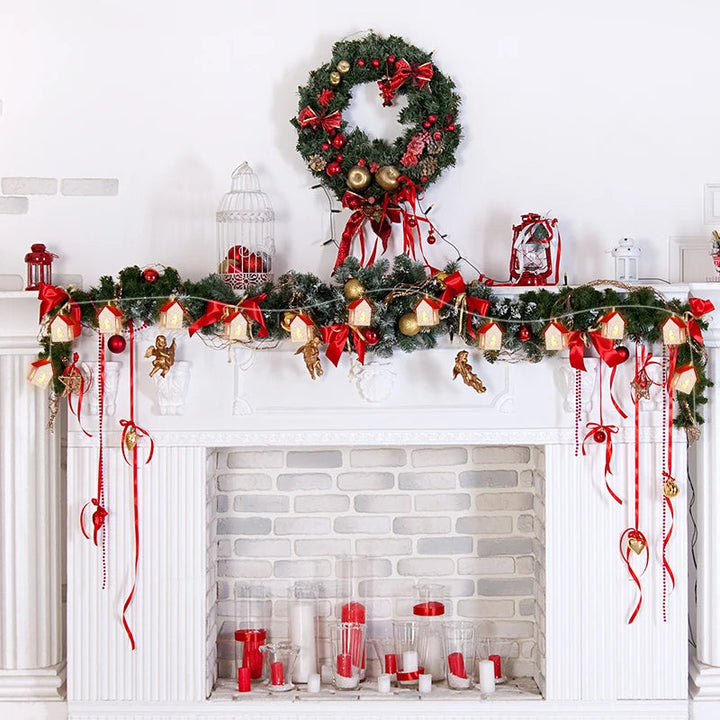 Wooden Christmas Houses with LED Lighting – GlowHouse