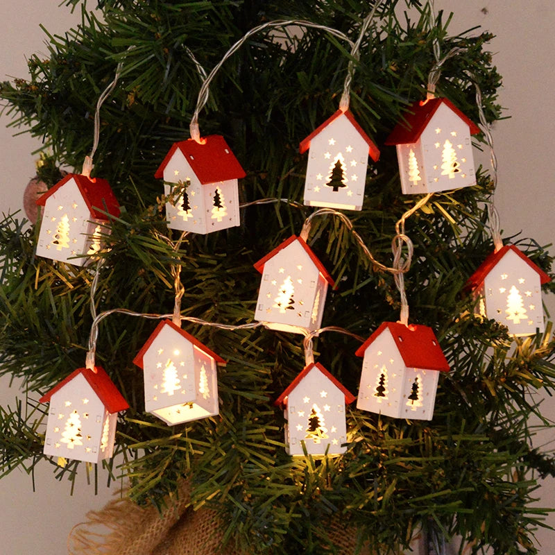 Wooden Christmas Houses with LED Lighting – GlowHouse