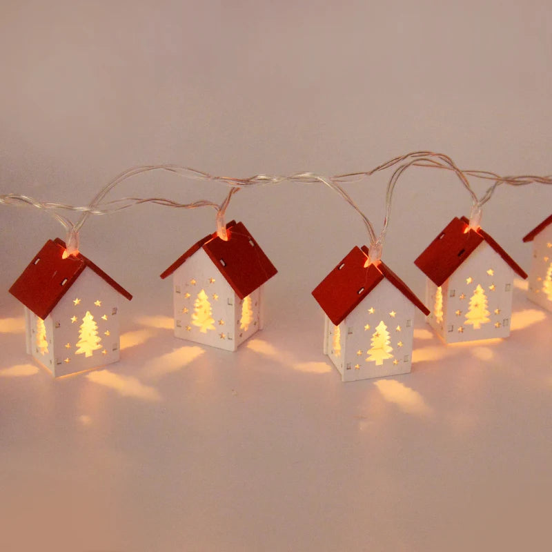 Wooden Christmas Houses with LED Lighting – GlowHouse