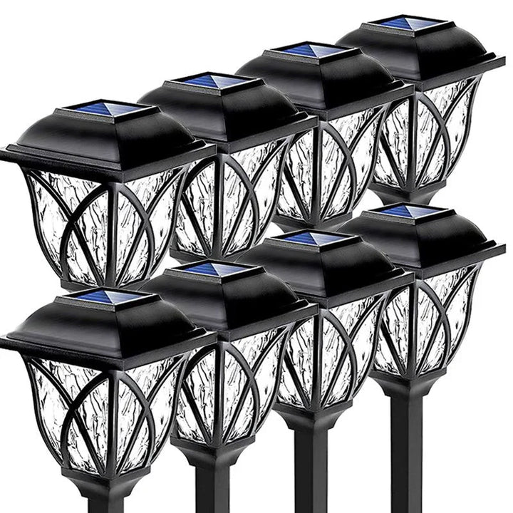 Solar garden lighting with natural charm - LunaGlow