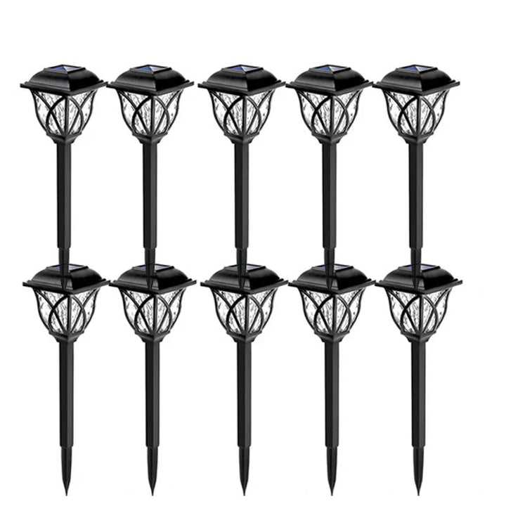 Solar garden lighting with natural charm - LunaGlow