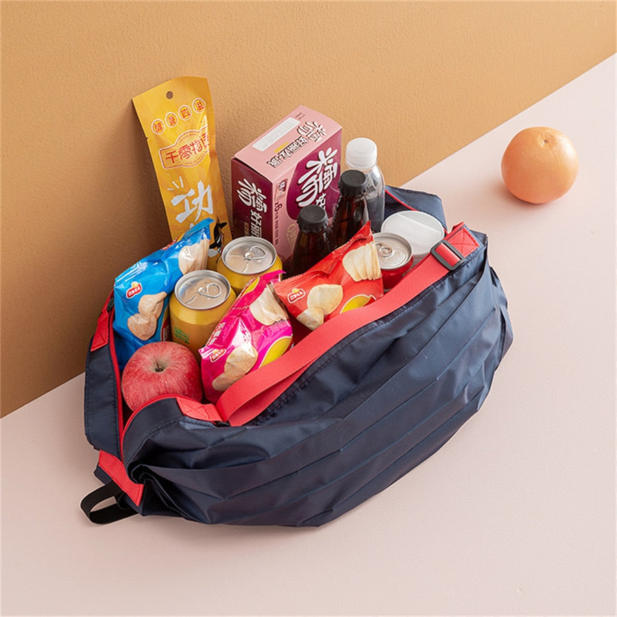 Bolsa de compra plegable con gran capacidad – 1+1 GRATIS