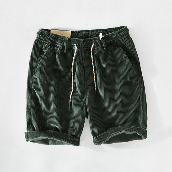 Retro-cordshorts til herrer med behageligt snit – Raul