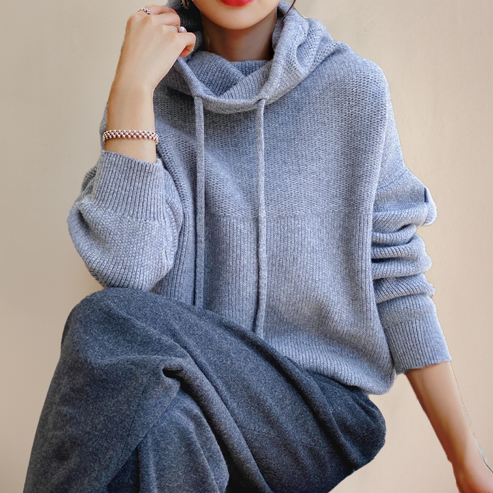 Comfortable women's sweater made of merino wool – Isabelle