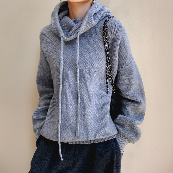 Comfortable women's sweater made of merino wool – Isabelle